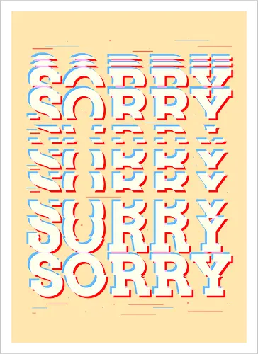 Glitch Sorry