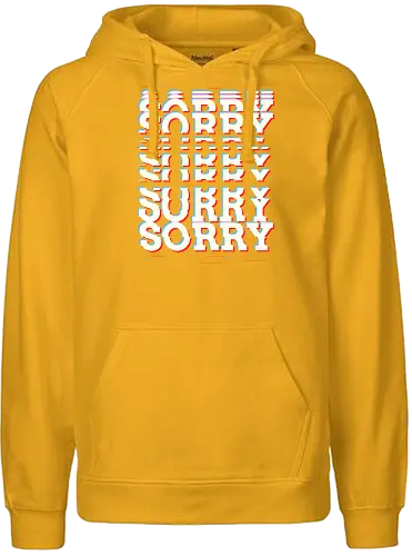 Glitch Sorry - Sorry, Glitch - Fairtrade Hoodie