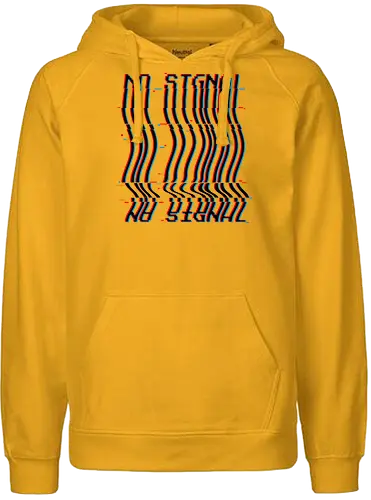 Glitch No Signal - no signal, Glitch - Fairtrade Hoodie