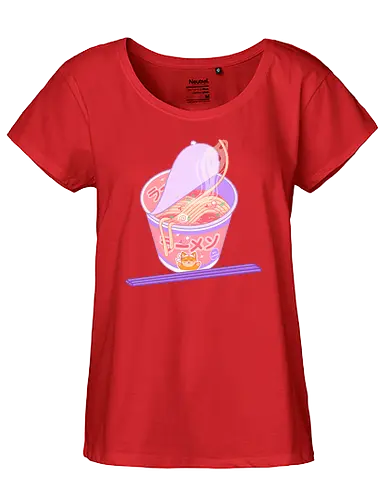 Spicy Sfood - ramen, cup ramen, soup, Pastell - Fairtrade Girl Shirt