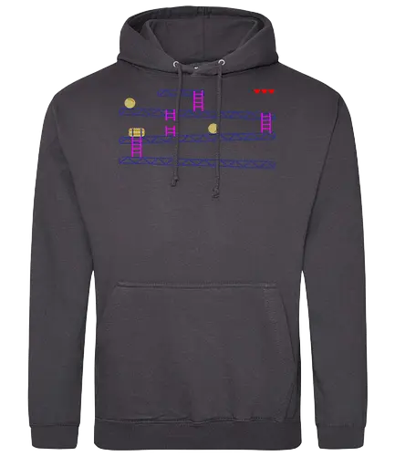 Retro Game - retro, pixel, gaming, kong - Standard Hoodie