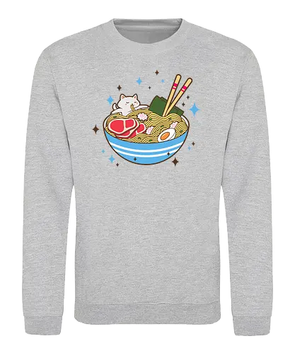 Kittis Ramen Pool - ramen, cat, katze - Sweatshirt