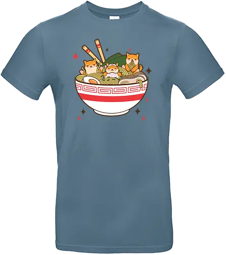 Fox Ramen Pool - ramen, corgi, dog - Standard T-Shirt