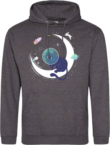 Cat chillin on the moon