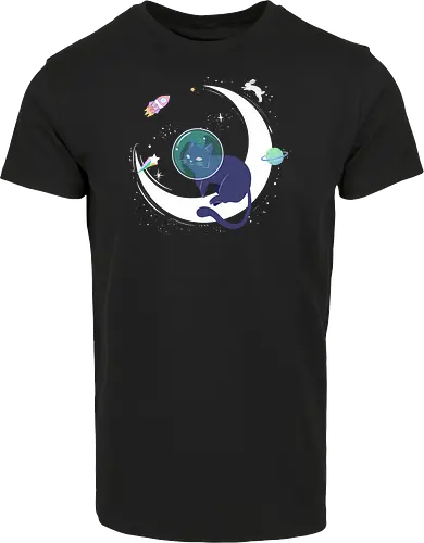 Cat chillin on the moon