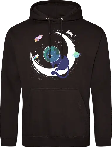 Cat chillin on the moon