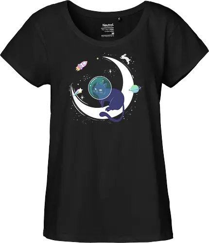 Cat chillin on the moon
