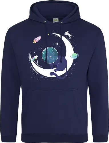 Cat chillin on the moon