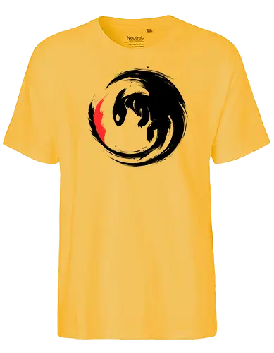 Draconic Saviour - dragon, tame, drache, zähmen - Fairtrade T-Shirt