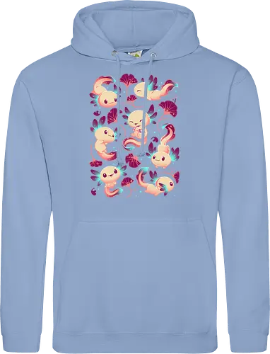 Axolotl Wonders - Axolotl, cute, animal - Standard Hoodie