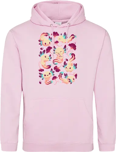 Axolotl Wonders - Axolotl, cute, animal - Standard Hoodie