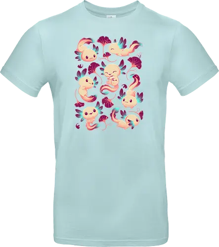 Axolotl Wonders - Axolotl, cute, animal - Standard T-Shirt
