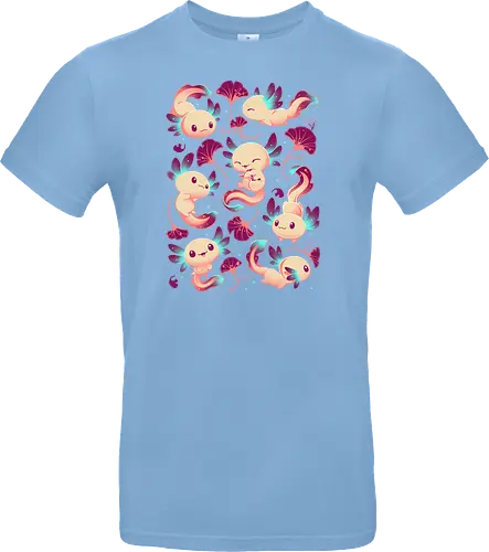 Axolotl Wonders - Axolotl, cute, animal - Standard T-Shirt