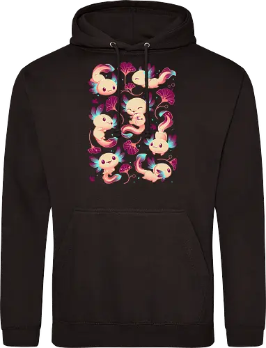 Axolotl Wonders - Axolotl, cute, animal - Standard Hoodie