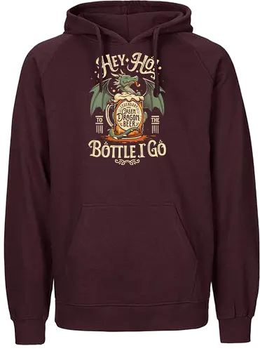 A Dragon's Pint - dragon, drache, bier, legendary, pint - Fairtrade Hoodie