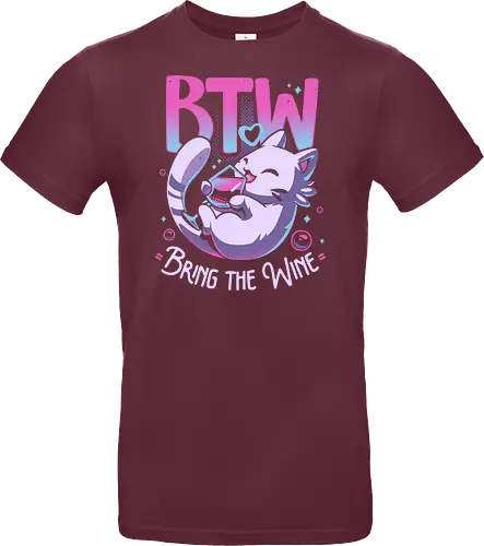 Whiskered Wine Drinker