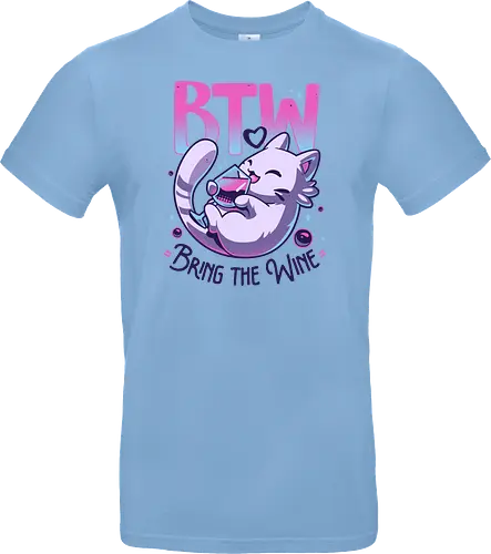 Whiskered Wine Drinker