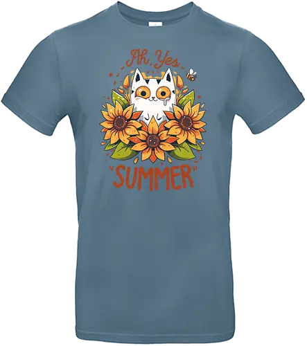 Summer Kitten Sniffles - sommer, summer, allergie, cat, katze - Standard T-Shirt