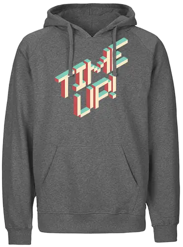 Time up - time, times up, zeit - Fairtrade Hoodie