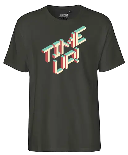 Time up - time, times up, zeit - Fairtrade T-Shirt