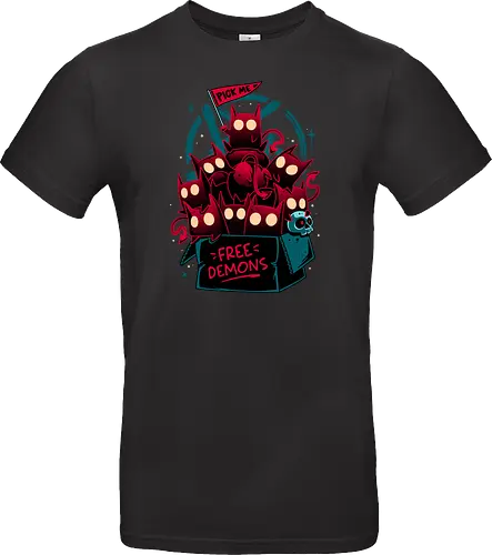 Free Demon Box - demon, dämon, oni, for free - Standard T-Shirt