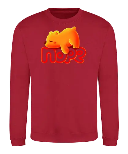 Nope bear - bär, winnie - Sweatshirt