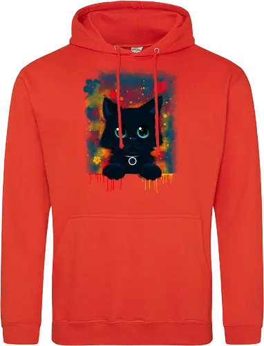 Cute colorful cat