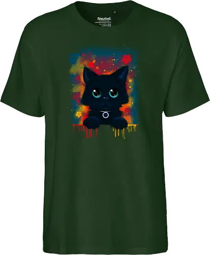 Cute colorful cat