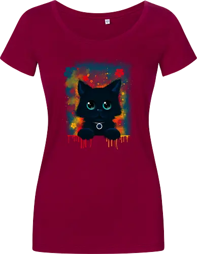 Cute colorful cat