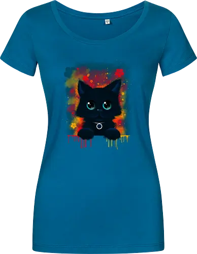 Cute colorful cat