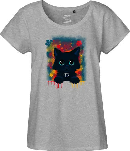 Cute colorful cat