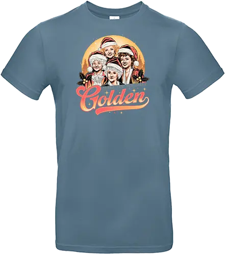 Golden Holidays - christmas, weihnachten, golden, girls - Standard T-Shirt