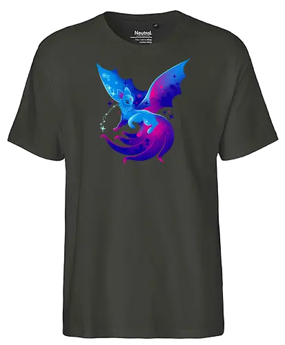 Flying Kitsune - Kami, yokai, fox, fuchs - Fairtrade T-Shirt