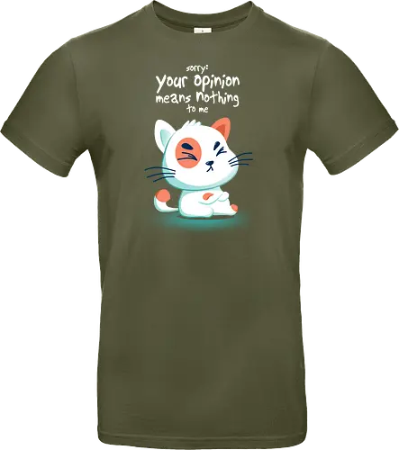 Your opinon means nothing