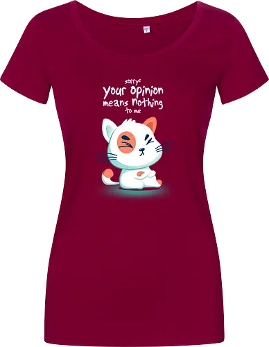 Your opinon means nothing