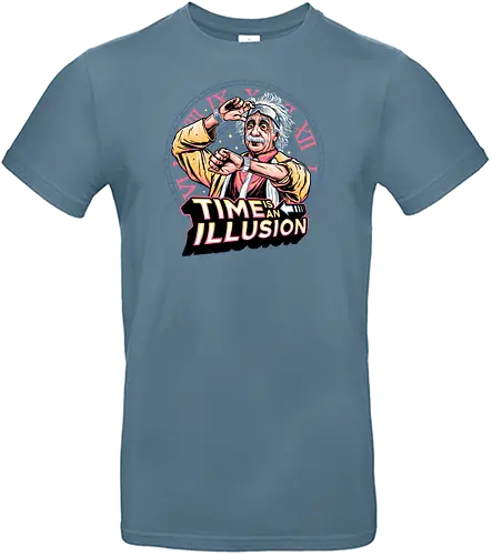 Time is an Illusion - zeit, zukunft, bttf, doc - Standard T-Shirt