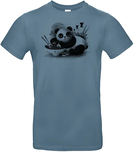 Ramen panda - panda, ramen, eggs, Bowl, sleepy, cute - Standard T-Shirt