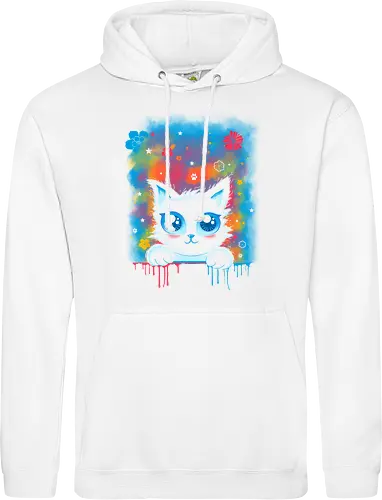 Cute colorful cat remix