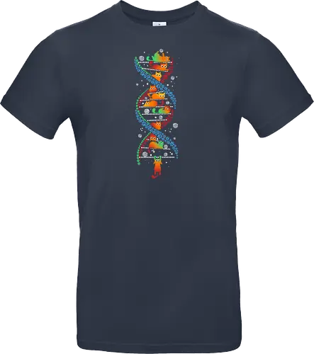 CATS-DNA - Cats, DNA, science, Wool ball - Standard T-Shirt