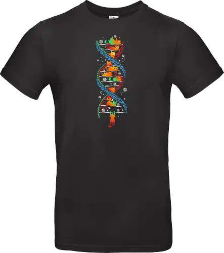 CATS-DNA - Cats, DNA, science, Wool ball - Standard T-Shirt