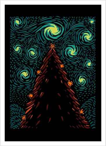 Starry Christmas Tree