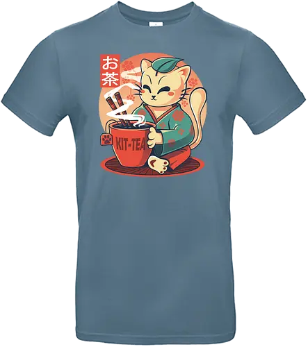 Kit-t  -  Cute Japanese Kitty - cat, katze, tee, t - Standard T-Shirt