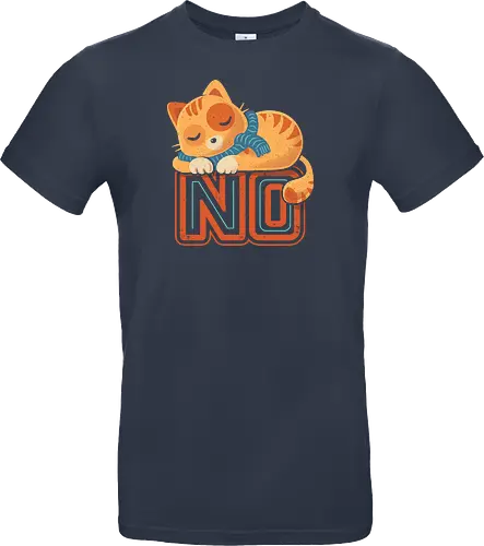 No Means No - Cute Sleeping Cat
