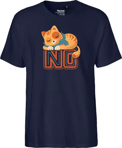 No Means No - Cute Sleeping Cat