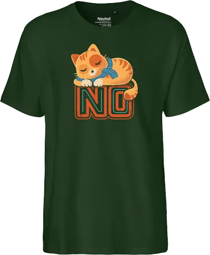 No Means No - Cute Sleeping Cat