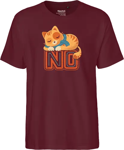 No Means No - Cute Sleeping Cat
