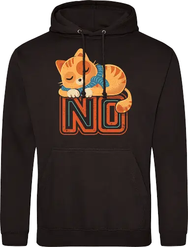 No Means No - Cute Sleeping Cat