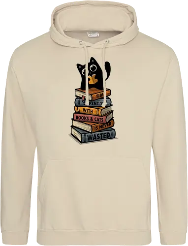 Time Spent With Books & Cats Is Never Wasted