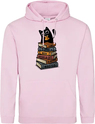 Time Spent With Books & Cats Is Never Wasted