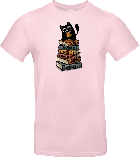 Time Spent With Books & Cats Is Never Wasted